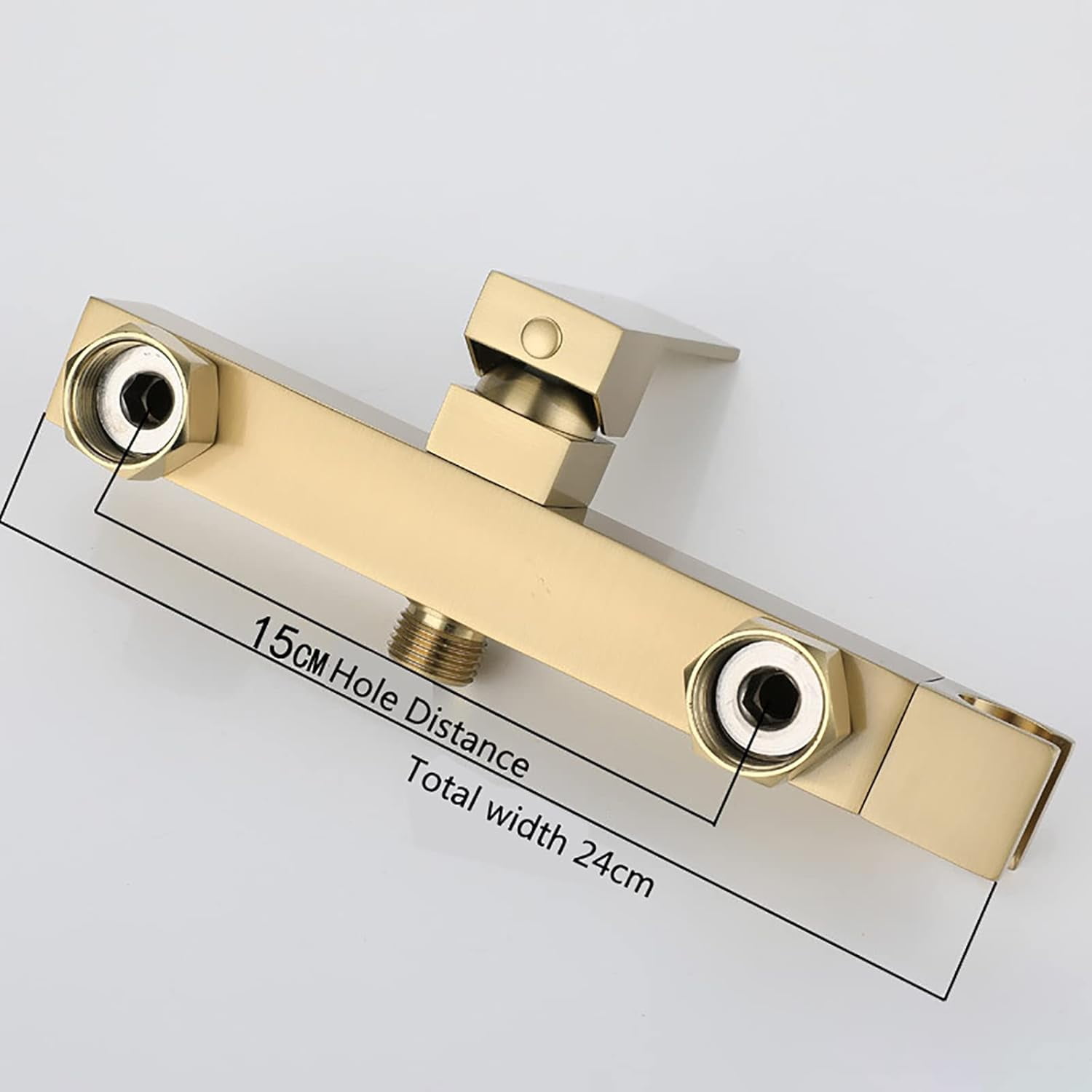 Handheld Bidet Sprayer for Toilet, Brushed Gold Cloth Diaper Sprayer Kit Wall Mounted Brass Bidet Sprayer Set Single Handle Toilet Bidet Sprayer Kit with 150cm Shower Hose