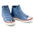 thumbnail image 2 of Modern Day Accents High Top Sneakers - Pair Sculpture, Silver, 2 of 4