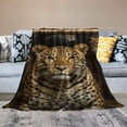 thumbnail image 2 of BCIIG Leopard Blanket for Kids Soft Throw Blanket for Couch Bed Sofa Living Room, Cozy Fleece Blankets and Throws Warm Flannel Travel Blanket for Boys Girls 50x60in, 2 of 6