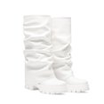 thumbnail image 3 of DREAM PAIRS Women's Slouch Mid-Calf Boots, Ruched Fold-Over Platform Boots, Trendy Chunky Heel Tall Boots for Party, Club and Everyday Wear, 3 of 7
