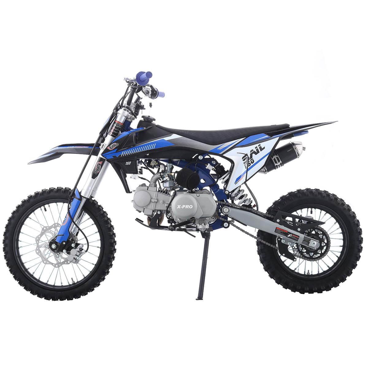 X-Pro Sail 150 Dirt Bike Zongshen Brand Engine with 4-Speed Manual Transmission! Kick Start, Big 17"/14" Tires!