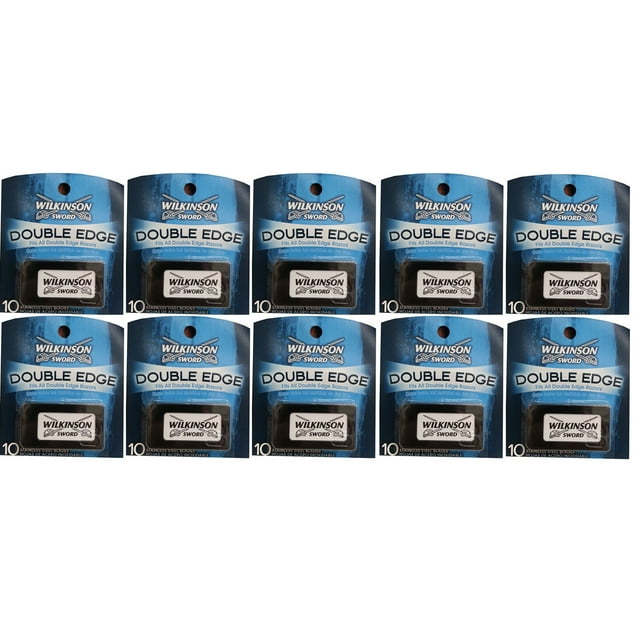 Wilkinson Sword Lames de Rasoir à Double Tranchant, 10 Unités (Lot de 10)