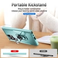 thumbnail image 5 of For Samsung Galaxy S24 Ultra 5G Case With 360° Rotation Metal Ring Holder【Magnetic Car Mount】Shockproof Rugged Full Body Protection Heavy Duty Dust/Drop Proof Cover Case​,Green, 5 of 7
