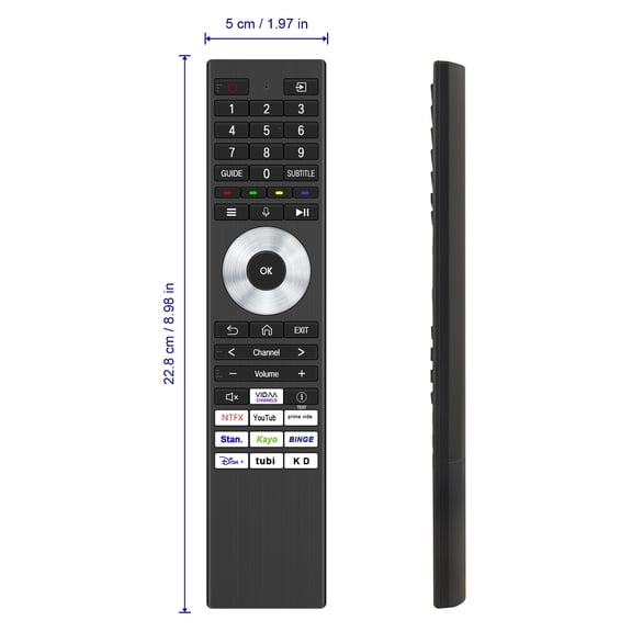 New Replace Remote Control Compatible with ELEMENT ELEFS321 ELEFT281 ELEFT326 ELEFW195 ELEFW401A ELEFW5016 TV ELCFW328 ELEFS191 ELEFS241