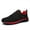 BlackRed, variant on REUR RO RO Fashion Sneakers for Men Breathable Mesh Athletic Running Sports Shoes Lightweight Casual Walking Shoes Comfortable Gym Shoes