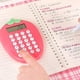 thumbnail image 2 of Cartoon Straw Hat Calculator, Student Handheld Calculator, Fashion Calculator, Student Office Supplies Basic Calculator, 2 of 5