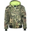 Mossy Oak Women's Insulated Quilted Fleece Hooded Jacket