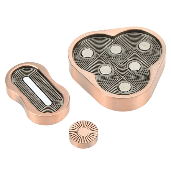 Metal Slider, Portable Click Sound Stress Relief Slider Relaxing Spiral Textures For Adult For Working