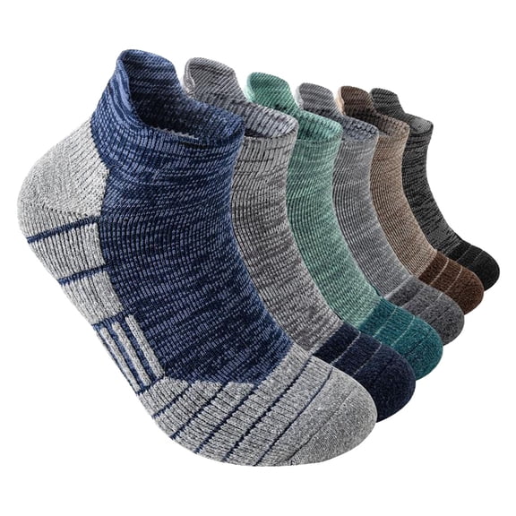 6 Pair No Show Socks Low Cut Basketball Socks,Breathable Invisible Socks,Elastic Stretch Knit Short Socks for Running Training Athletic ,Dark Blue