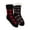 Red Check, variant on MUK LUKS Women's Tall Cabin Socks, 2-Pack, OSFM