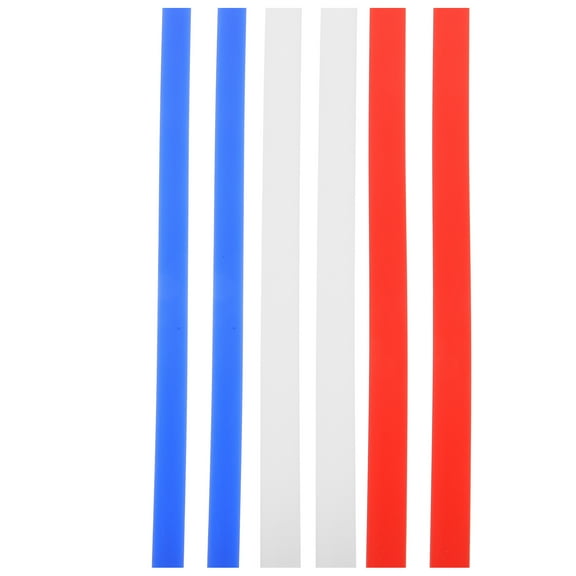 OFFIGAM 6-Piece Silicone Measuring Dough Strips Set with Thickness Ruler for Kitchen Baking and Cooking