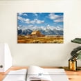 thumbnail image 3 of Elephant Stock Teton Range Moulton Barn Wall Art - Horizontal Canvas Wall Art - Living Room Wall Decor - Nature Canvas - Gray And Blue Decor - 12" x 8", 3 of 8