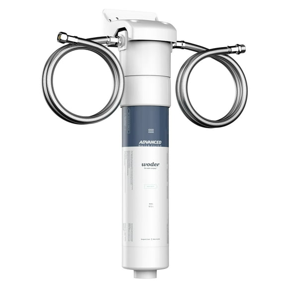 Woder WD-S-8K-ADV-DC Under Counter Water Filter - Ultra High Capacity Home Water Filtration System with Direct Connection to Main Faucet - WQA Certified - Keeps Essential Minerals - USA Made