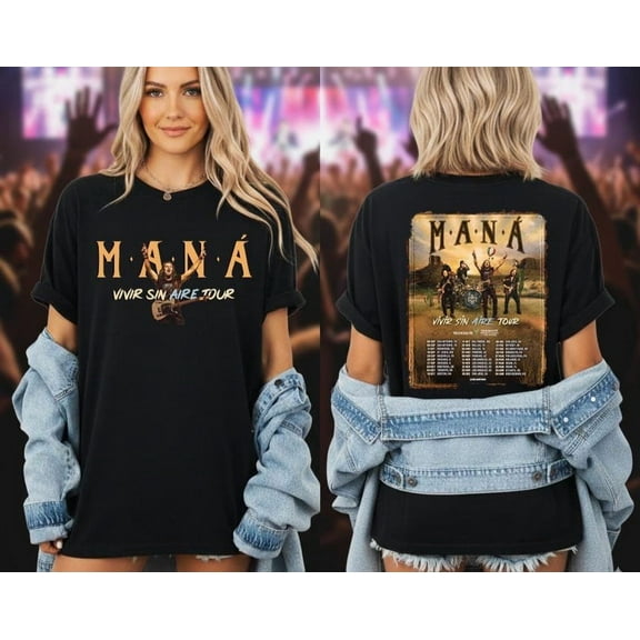 Mana Tour 2025 T-Shirt: Unisex Cotton Concert Tee, Gift For Fan