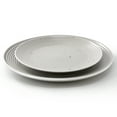 thumbnail image 2 of Elama Emilia 16 Piece Double Bowl Stoneware Dinnerware Set in Light Gray, 2 of 7