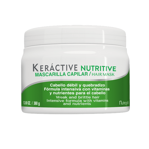 Nutrapel KERACTIVE NUTRITIVE Mask for Dehydrated Hair 12.69 oz. Moisturizing Extremely dry thin hair.