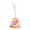 Pink, variant on travelwant Turntable Tower Cat Toy 3-Tier Roller Track Toy with Spinning Balls Interactive Self Play Cat Teaser for Bored Indoor Adult Cats