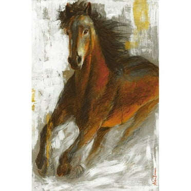 "Wild Fire" Painting Print on Wrapped Canvas