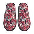 thumbnail image 1 of Fotbe Rooster Head Pantuflas Peludas para Mujer con Estampado, Zapatillas de Peluche, Zapatos de Invierno para Casa, Uso Interior y Exterior-Medium, 1 of 8