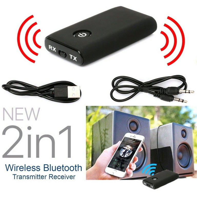 2 IN 1 Bluetooth 5.0 Transmitter Receiver Wireless Audio 3.5mm