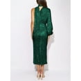 thumbnail image 7 of Arvbitana Women Long Dress Elegent Single Long Sleeve Evening Dress Turtleneck Sequined Slit Dress Cocktail Dress Solid Color Clothes for Party, 7 of 7