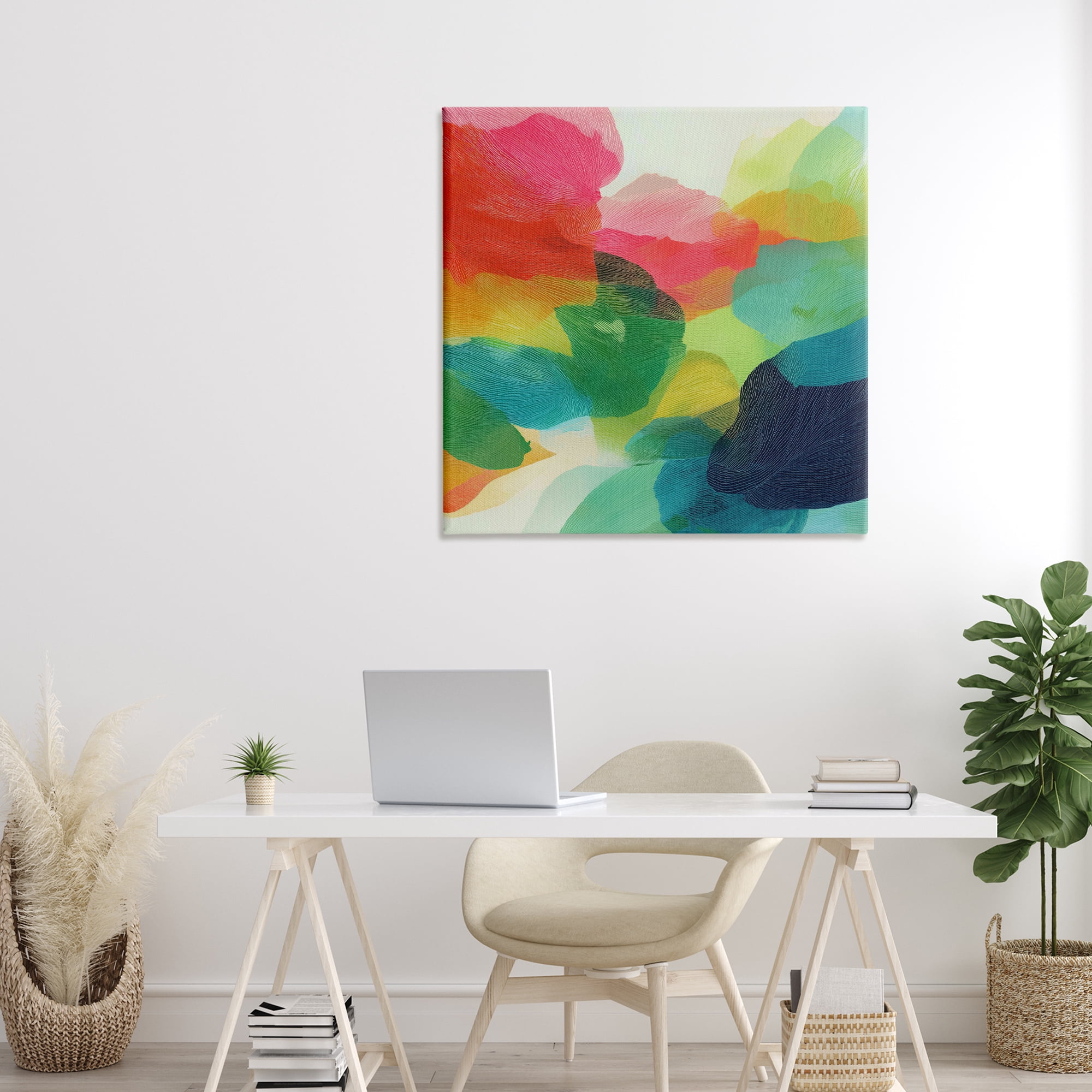 Stupell Industries Vivid Flowing Color Field Canvas Wall Art, design by Chromatic Storm Studio