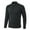 Black, variant on zbxnLI Mens Quarter Zip Workout Tops Quick Dry Long Sleeve Shirts Gym Athletic Running Tee Shirts