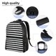thumbnail image 5 of Fotbe Black And White Stripes Mochila de Viaje para Laptop, Mochila Ejecutiva Delgada y Resistente 15.6", 5 of 8