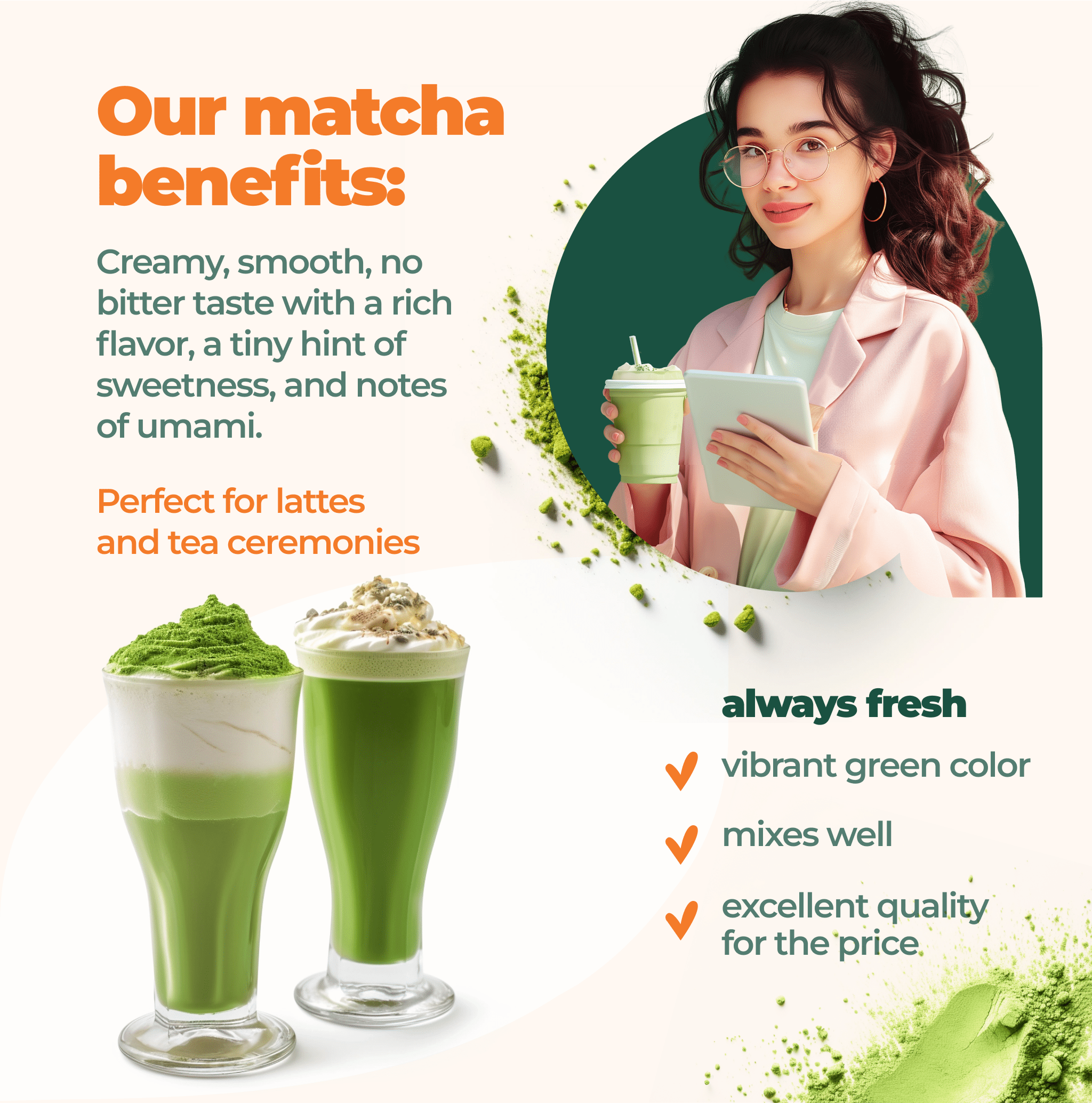 Aprika Life Japanese Ceremonial Matcha Green Tea Powder USDA & JAS Organic Premium, First Harvest from Japan 500g / 1.1 lbs