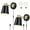 Black, variant on Plug in Wall Sconce, Dimmable Wall Sconce Adjustable Wall Lights with Plug in Cord and Dimmer On/Off Rotary Switch, Wall Mounted Light for Bedside Bedroom Doorway(One Bulb Included)
