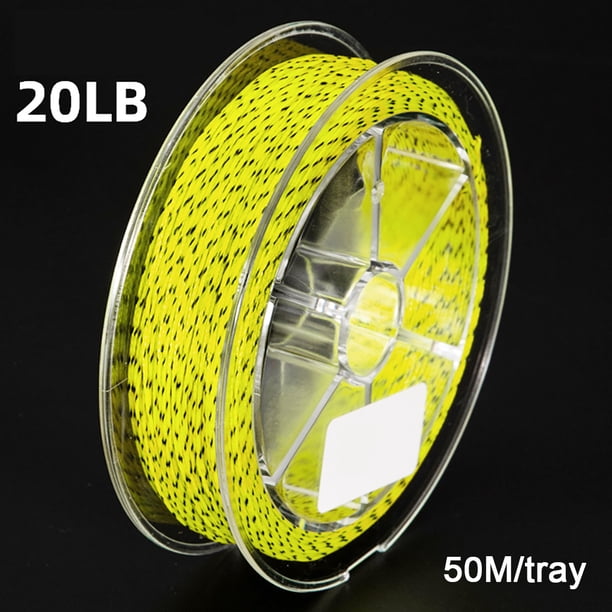 Ligne de pêche à la mouche tressée à 8 brins en polyester avec boucle, résistance de 9 kg/13,6 kg, faible friction et résistant aux UV pour moulinets d'eau douce (A Ligne de pêche à la mouche tressée à 8 brins en polyester avec boucle, résistance de 9 kg/13,6 kg, faible friction et résistant aux UV pour moulinets d'eau douce (A