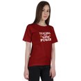 thumbnail image 2 of Inkmeso Scoop Neck Top For Women Teaching Is My Super Power Graphic Teacher Quote Tshirt, 2 of 7