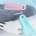 thumbnail image 4 of Folding Travel Hair Brush Pocket Size Anti-static Macaron Color Foldable Massage Detangle Hair Comb for Trip, 4 of 8
