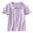 A-Purple321, variant on XAOWF Child Girls Summer Casual Shirt Turndown Collar Short Sleeve Solid Color Comfortable Stretch Blouse Everyday Wear Relaxed Fit Versatile Tops 4-5 Years