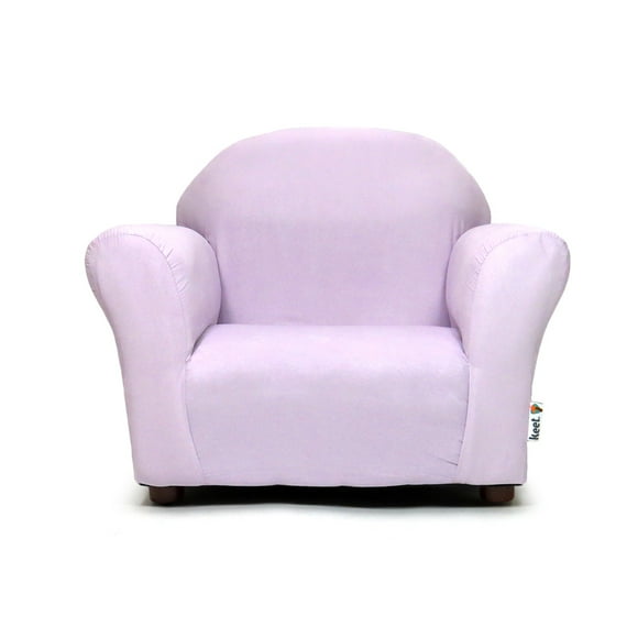 Sillón infantil Keet Lavanda, acogedor y ergonómico, con textura suave al tacto, relleno en memory foam, estructura de madera. Diseñado para potencializar independencia e imaginación
