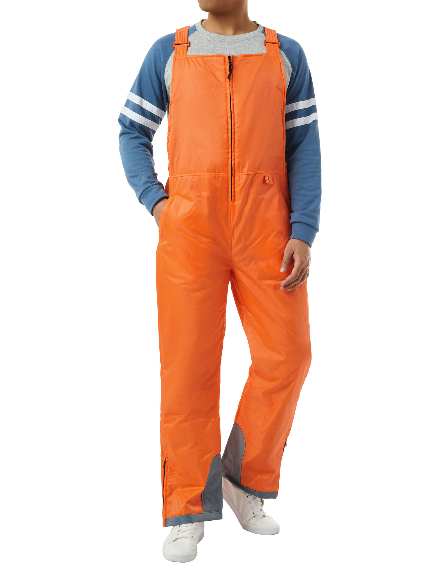 Men's Insulated Snow Pants Bib Overalls, Snowboard Overalls Men