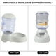thumbnail image 4 of Comedero automático para mascotas, cuenco de alimentación de gran capacidad, antideslizante desmontable para perros, 3,8 L, para comida, gris, 4 of 4