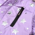 thumbnail image 4 of KaLI_store Girls' Hooded Puffer Jacket Water Resistant Warm Boys Winter Coat Soft Fleece Lined Outerwear Jacket(Purple,9-10 Years), 4 of 6