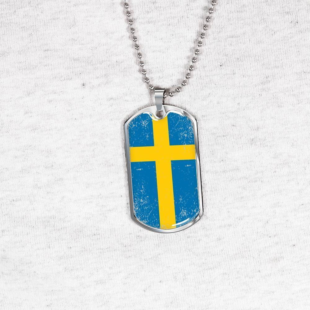 日本未入荷☆KING ICE☆The Flag of Sweden Necklace e77e9530-c811-473f-bb2d-