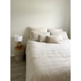 thumbnail image 4 of Cozy Cotton Beige Boucle Lumbar Pillow 14x20 14x20 / Pillow Cover Only / Beige, 4 of 7