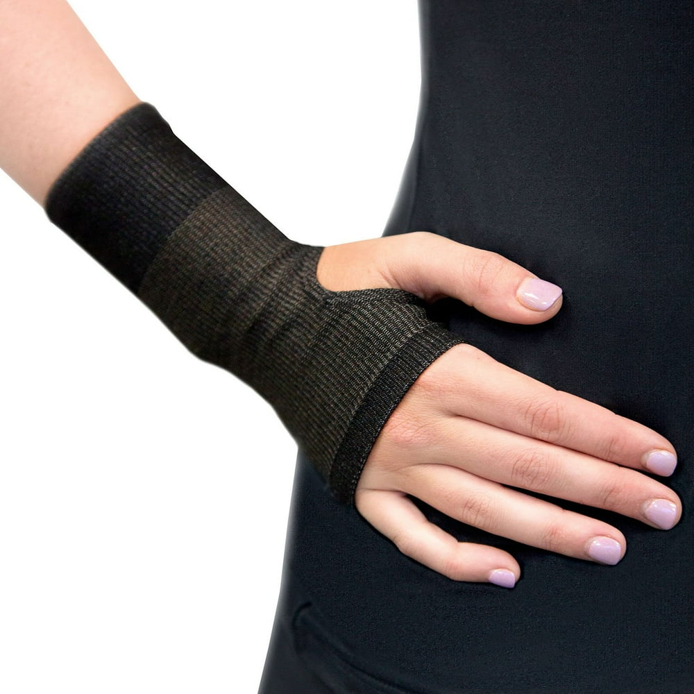 Nufabrx Compression Hand/Wrist Sleeve Infused with Capsaicin Walmart