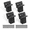 Black-4, variant on Black 4 Pack High-Strength Steel Angle Brackets For Deer Stands, Blinds And Tree Houses