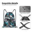 thumbnail image 5 of Drawstring Backpack - snow board colorful Splash Proof Small Drawstring Gym Bag for Women Men, Cinch Sports String Bag Backpack for Travel Swimming Beach, 5 of 8