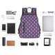 thumbnail image 4 of Balery leaf flower Skull colorful Mochila ligera para hombre y mujer: duradera e impermeable, ideal para la escuela, el trabajo, viajes y uso diario., 4 of 7