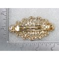 thumbnail image 4 of Faship Gorgeous Clear Rhinestone Crystal Floral Hair Barrette, 4 of 4
