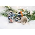 thumbnail image 2 of Blue Rose Polish Pottery Holiday Pine Large Christmas Ball, 2 of 2