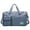 Blue, variant on Sports Gym Duffel Bag for Men & Women with Shoe Compartment, Dry Wet Separate Pocket, Weekender Overnight Bag for Travel, Training, Yoga, Lightweight Carry On Tote Handbag