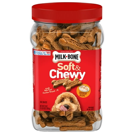 UPC: 0079100903047 | Milk-Bone Soft and Chewy Dog Treats  Chicken Recipe With Chicken Breast  25oz. Bag