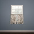 thumbnail image 3 of Ellis Curtain Abigail Design Printed Room Darkening Window Rod Pocket Pair Set With 2 Tiers - 2-Piece - 56x36", Multi, 3 of 7