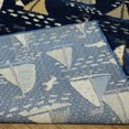 thumbnail image 5 of Balta Bay Marina Coastal Sail Boat Area Rug Navy 5'3" x 7' 5' x 8' Indoor Navy, White, Off-White, 5 of 5
